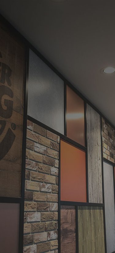 burger king logo on wall