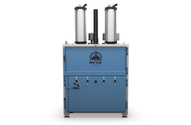 Pneumatic cardboard and plastic baler A509