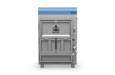 electric cardboard and plastic baler E319