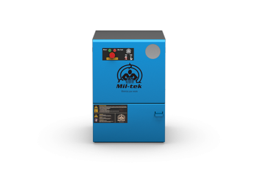 small blue glass crusher to recycle glass